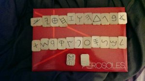 My Phoenician 'runes'.
